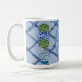 Painted Topiary Chinoiserie Ginger Jars Jar Kaffeetasse (Links)
