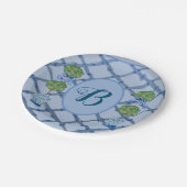 Painted Topiary Chinoiserie Ginger Jars Jar Pappteller (Schrägansicht)