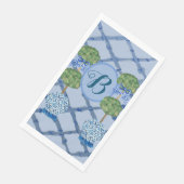 Painted Topiary Chinoiserie Ginger Jars Jar Serviette (Ecke)