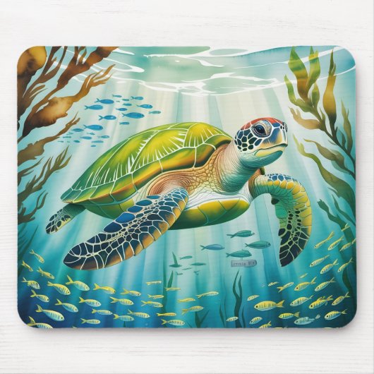 Painted Turtle Mousepad (Vorne)