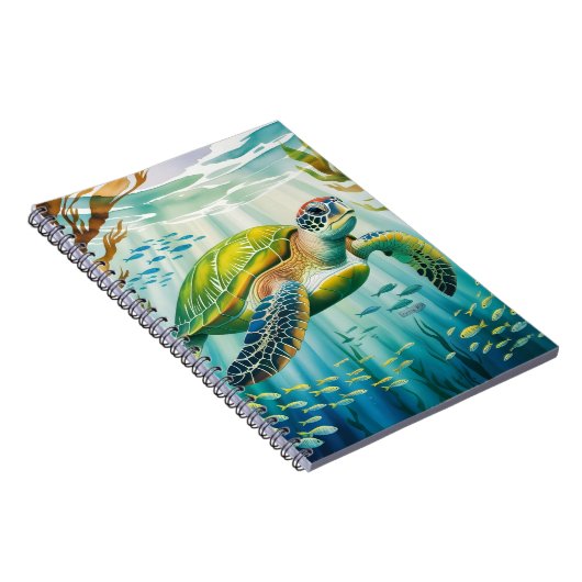 Painted Turtle Notizblock (Rechte Seite)