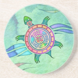 Painted Turtle Sandstone Untersetzer