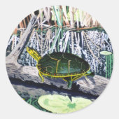 Painted Turtle Sticker (Vorderseite)