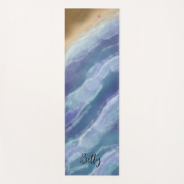 Painted waves Yogamatte