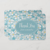 Painted Wood Fence Vielen Dank Dankeskarte (Vorne/Hinten)