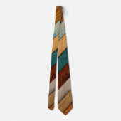 Painted Wood Neck Tie Krawatte (Rückseite)