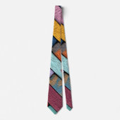 Painted Wood Neck Tie Krawatte (Vorderseite)