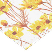Painted Yellow Daisies Kurzer Tischläufer (Ecke)