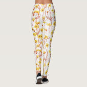 Painted Yellow Daisies Leggings (Rückseite)