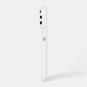 Painted Yellow Sunflower on Black Stripes iPhone Hülle (Linke Seite)