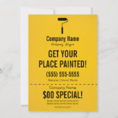 Painter 12x18 Flyer Einladung (Rückseite)