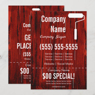Painter 12x18 Flyer Einladung
