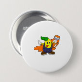 Painter als Maler mit Pinsel Button (Vorne & Hinten)