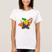 Painter als Maler mit Pinsel T-Shirt (Vorderseite)