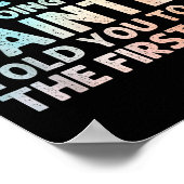 Painter Art For Men Women Painting Job House Paint Poster (Ecke)