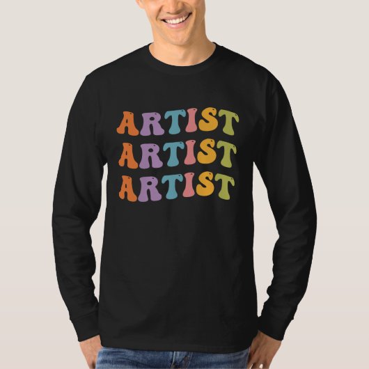 Painter Artis Artwork Graphic Designer T-Shirt (Vorderseite)