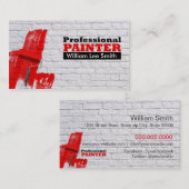 Painter Business card Visitenkarte (Vorne/Hinten)