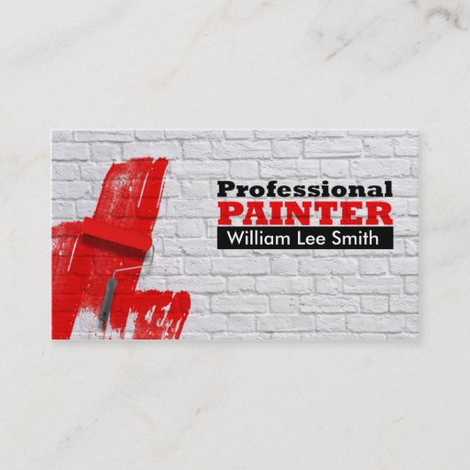 Painter Business card Visitenkarte (Vorderseite)