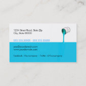 Painter Business Card Visitenkarte (Rückseite)