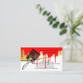 Painter Business Card Visitenkarte (Stehend Vorderseite)