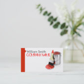 Painter Business Card Visitenkarte (Stehend Vorderseite)