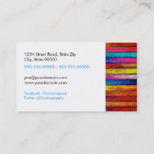 Painter Business Card Visitenkarte (Rückseite)