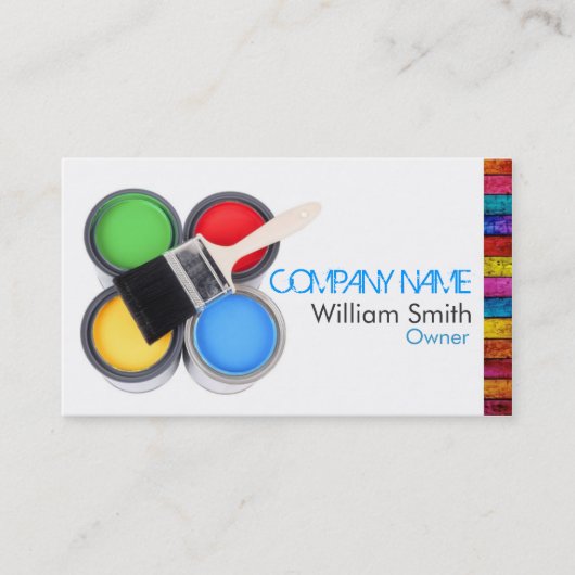 Painter Business Card Visitenkarte (Vorderseite)