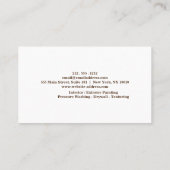 Painter Business Card Visitenkarte (Rückseite)