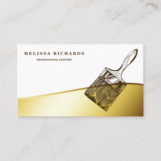 Painter Business Card Visitenkarte (Vorderseite)