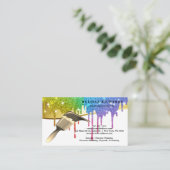 Painter Business Card Visitenkarte (Stehend Vorderseite)