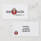 Painter Construction Business Card Visitenkarte (Vorne/Hinten)