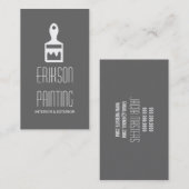 Painter Construction Business Card Visitenkarte (Vorne/Hinten)