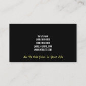 Painter Construction Business Card Visitenkarte (Rückseite)