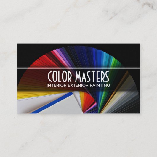 Painter Construction Business Card Visitenkarte (Vorderseite)