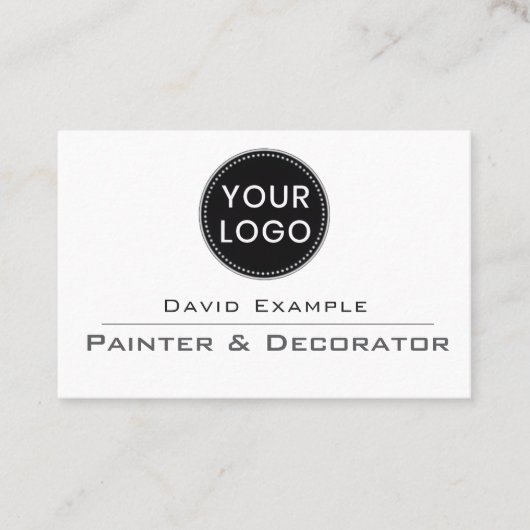 Painter & Decorator Company Visitenkarte (Vorderseite)