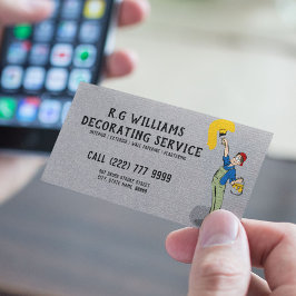 Painter & Decorator Interior and Exterior Visitenkarte