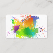 Painter & Decorator Interior and Exterior Visitenkarte (Rückseite)