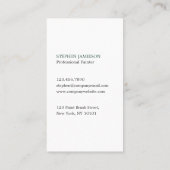 Painter & Decorator Service Green and White  Visitenkarte (Rückseite)