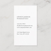 Painter & Decorator Service Grey and White  Visitenkarte (Rückseite)