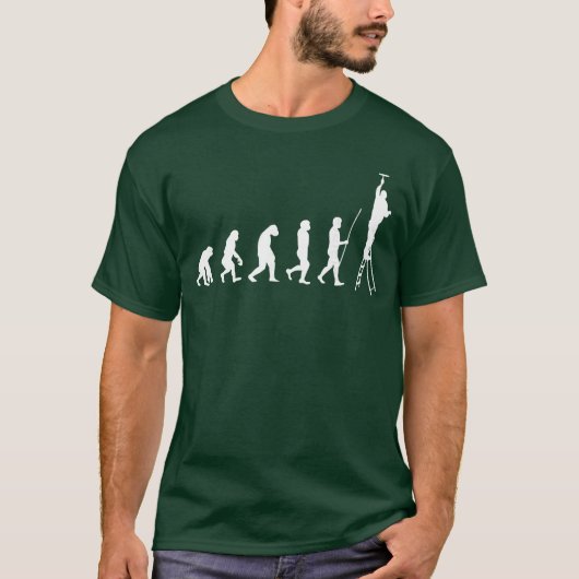 Painter Evolution Funny Gift for Painters Master P T-Shirt (Vorderseite)
