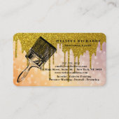 Painter Gold Tropfen Visitenkarte (Vorderseite)