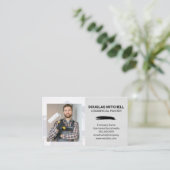 Painter Holding Brush | Contract Worker Visitenkarte (Stehend Vorderseite)