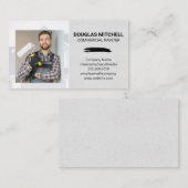 Painter Holding Brush | Contract Worker Visitenkarte (Vorne/Hinten)
