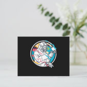 Painter Paint Spray Gun Postkarte (Stehend Vorderseite)