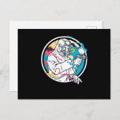 Painter Paint Spray Gun Postkarte (Vorne/Hinten)