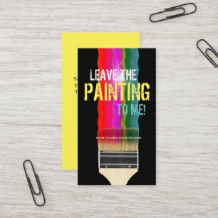 Painter Painter Job Business Card Visitenkarte