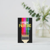 Painter Painter Job Business Card Visitenkarte (Stehend Vorderseite)