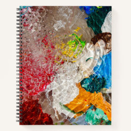 Painter Palete Spiral Notebook Notizblock