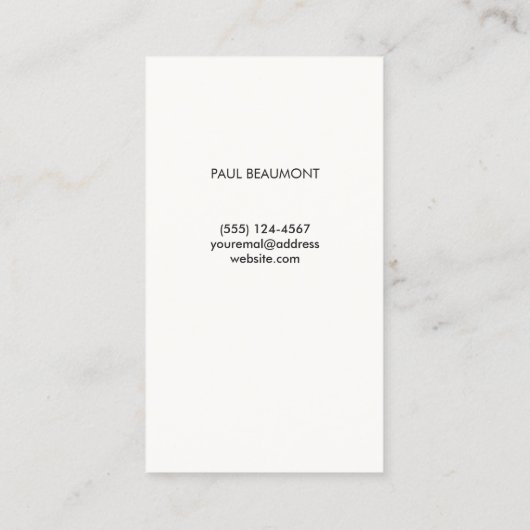 Painter-Pinsel-Logo 2 Visitenkarte (Rückseite)