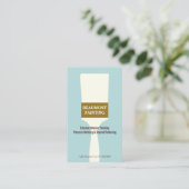 Painter-Pinsel-Logo Visitenkarte (Stehend Vorderseite)